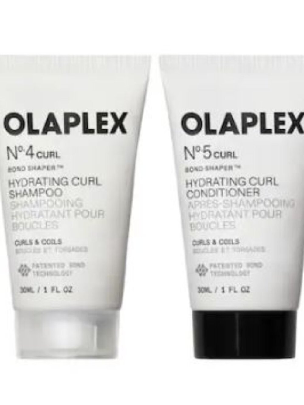 OLAPLEX No. 4 & No. 5 Curl Bond Shaper Travel Duo (1 oz each)